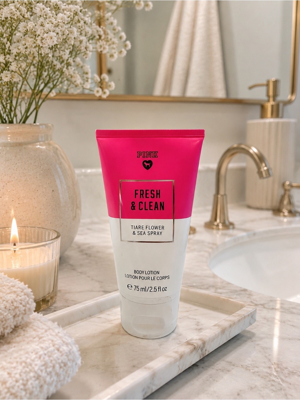 PINK Victoria's Secret Fresh & Clean Body Lotion